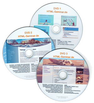 Webmaster Tutorial als Videos auf DVD